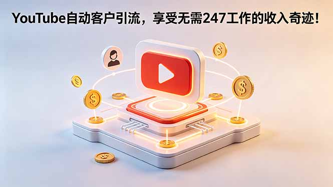 YouTube 自动客户引流，享受无需 247 工作的收入奇迹！【原创双语字幕】-送财鼠