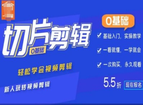 0基础IP切片剪辑，轻松学会视频剪辑，新人玩转视频剪辑-送财鼠