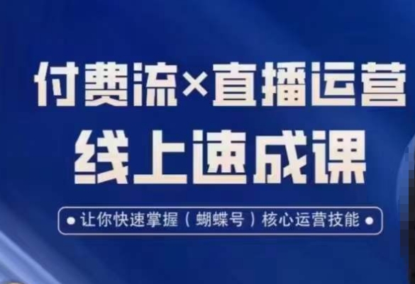视频号付费流实操课程，付费流✖️直播运营速成课，让你快速掌握视频号核心运营技能-送财鼠