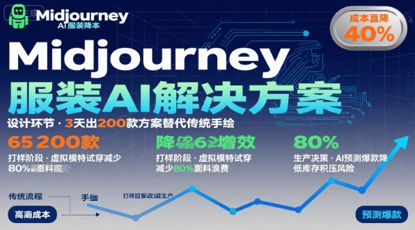 AI在服装领域的运用，使用midjourney做服装辅助企业降低成本-送财鼠