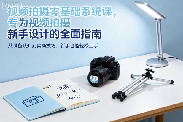 视频拍摄零基础系统课，专为视频拍摄新手设计的全面指南-送财鼠