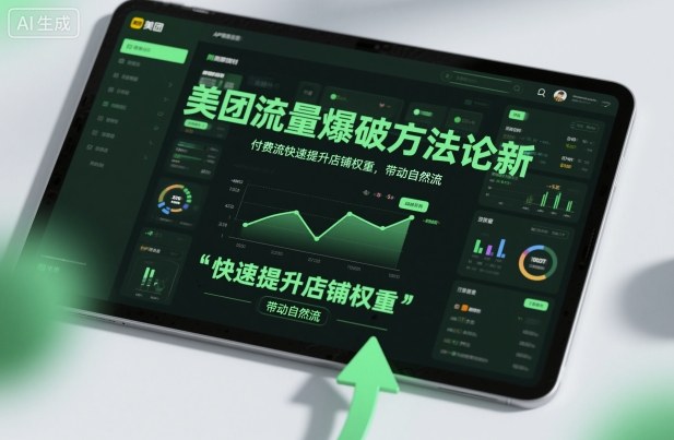 美团流量爆破方法论，付费流快速提升店铺权重，带动自然流-送财鼠