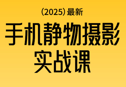 金老师·2025爆款手机静物摄影实战课-送财鼠