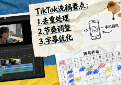 TikTok洗稿剪辑全流程课-送财鼠