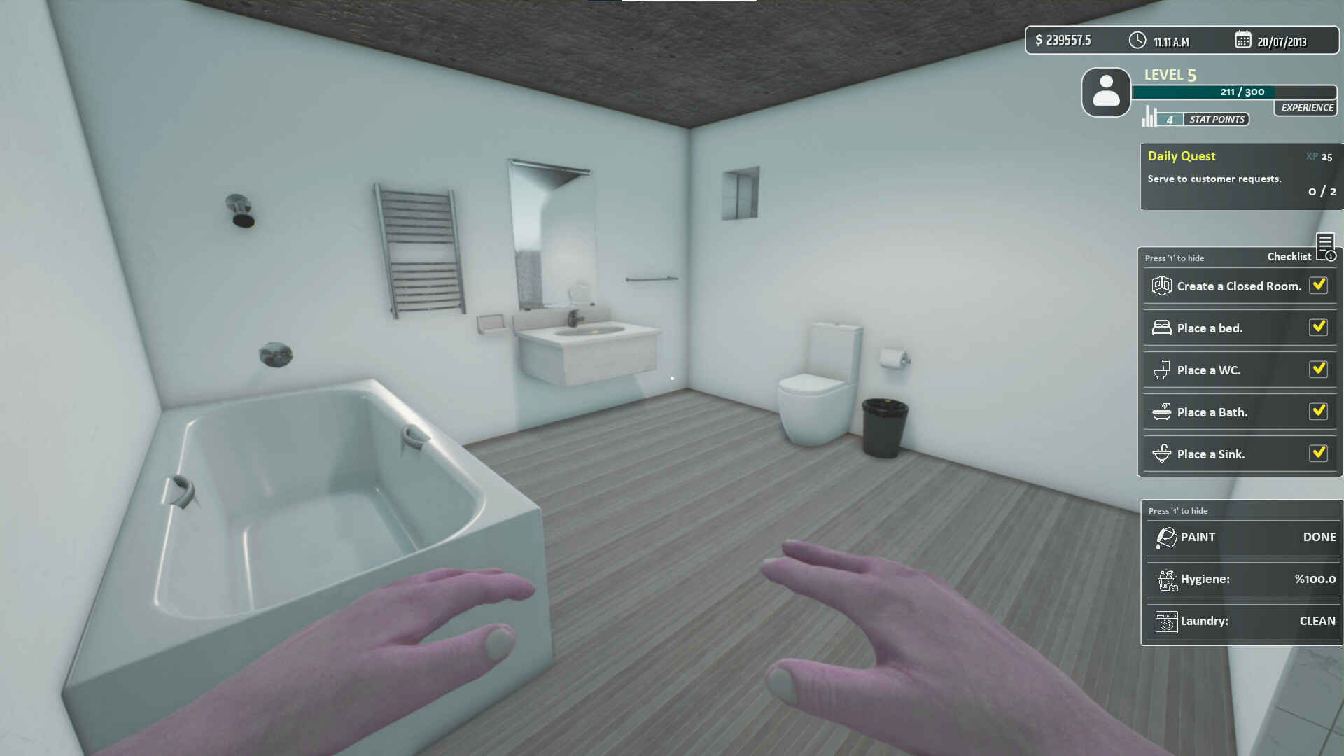 《酒店老板模拟器/Hotel Owner Simulator》PC中文版下载-含Build.18948595-送财鼠