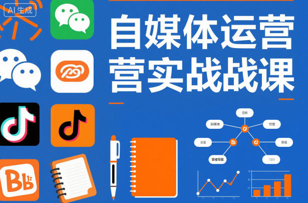自媒体运营实战课，掌握一套系统的自媒体运营底层方法论，成为优秀的内容创作者-送财鼠