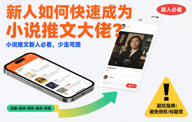 新人如何快速成为小说推文大佬？小说推文新人必看，少走弯路-送财鼠