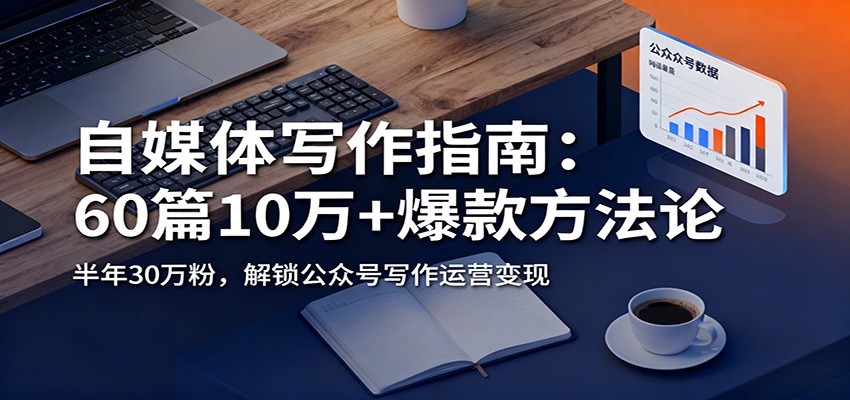 自媒体写作指南：60篇10万+爆款方法论，半年30万粉，解锁公众号写作运营变现-送财鼠
