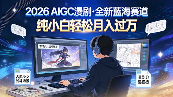2026年全新蓝海赛道，纯小白轻松月入过万-送财鼠