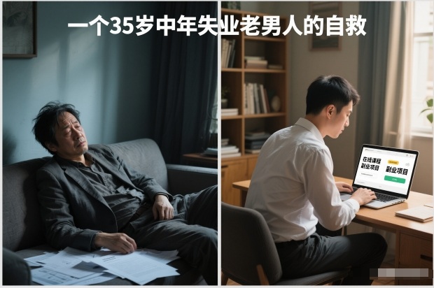 付费文章：一个35岁中年失业老男人的自救-送财鼠