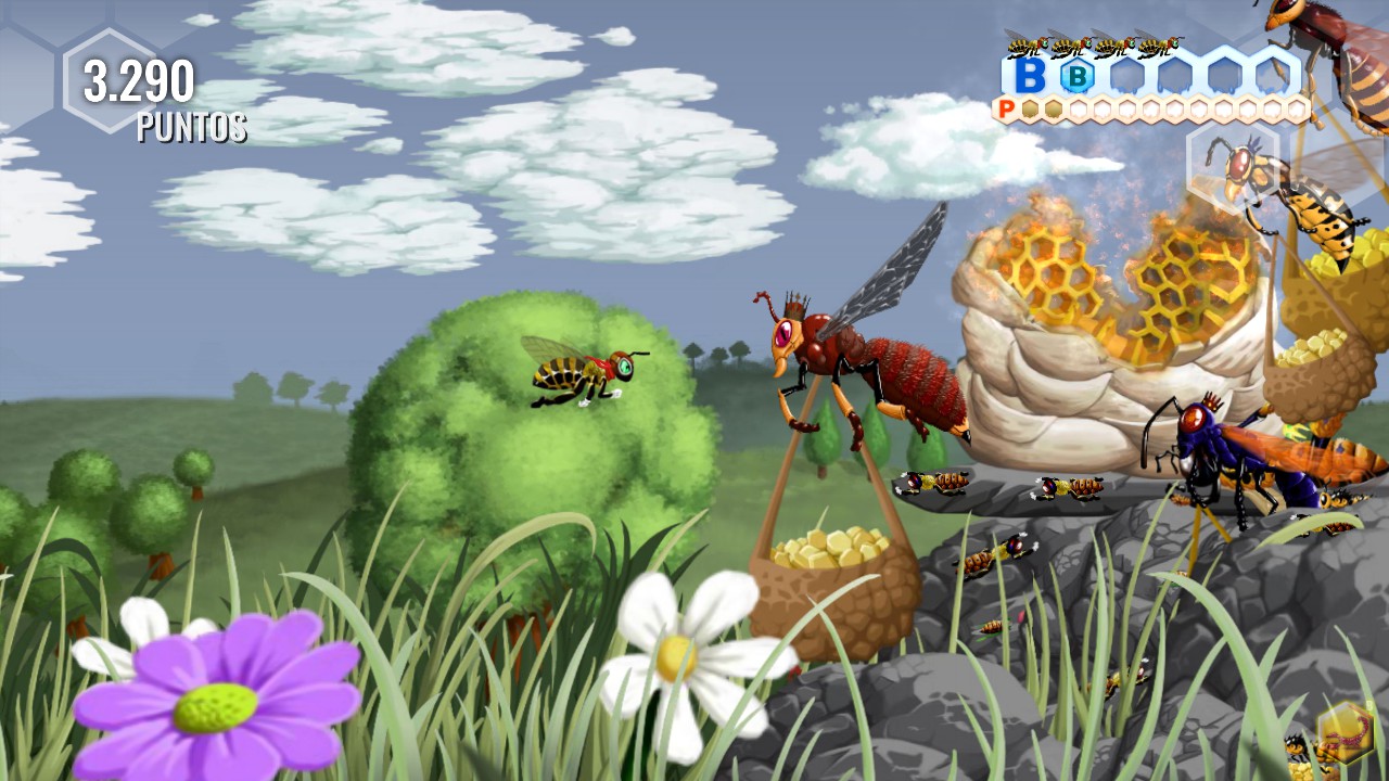 《蜜蜂：重装上阵 Beekyr Reloaded》Switch英文版NSP下载 – 含1.0.0补丁-送财鼠