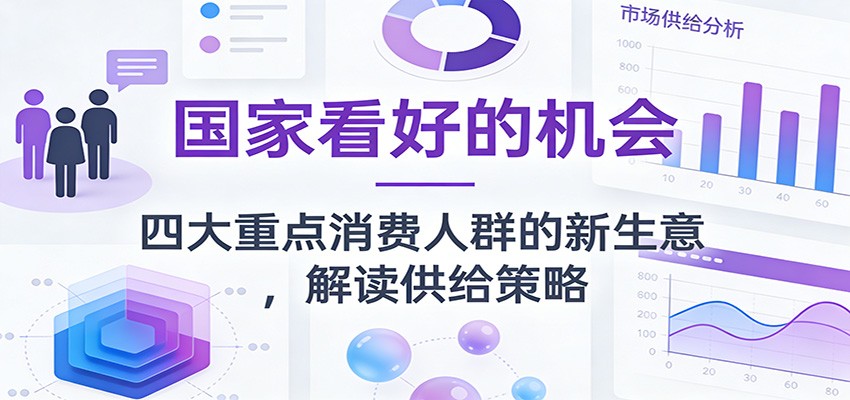 公众号付费文章：国家看好的机会，四大重点消费人群的新生意，解读供给策略-送财鼠