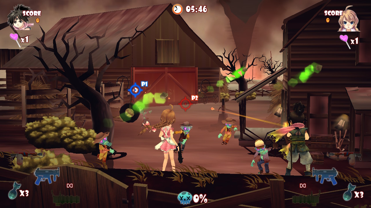 《僵尸梦游仙境DX .Zombie Panic in Wonderland DX》Switch美版英文NSP下载 – 含1.0.2补丁-送财鼠