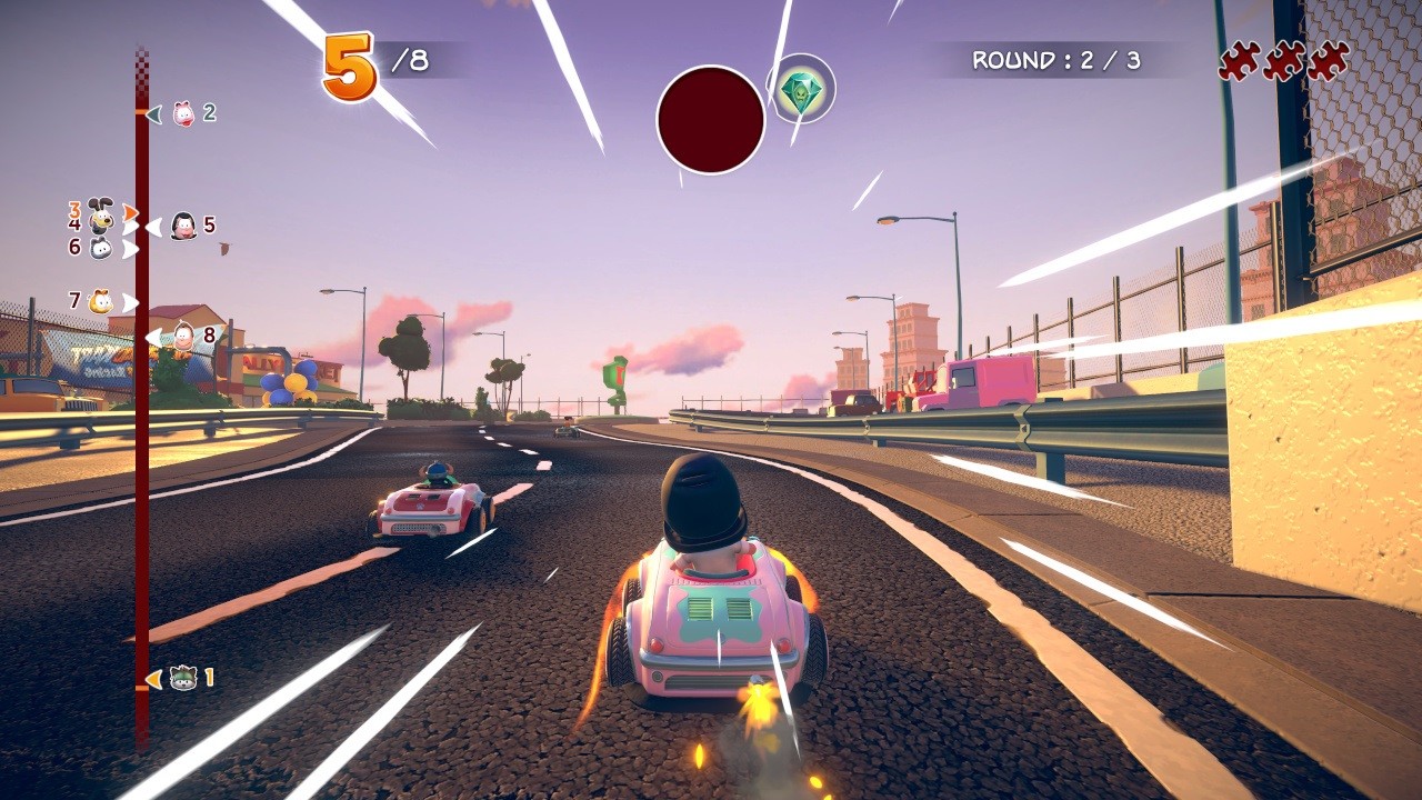 《加菲猫卡丁车 Garfield Kart Furious Racing》Switch英文版NSP下载 – 含1.0.3补丁-送财鼠