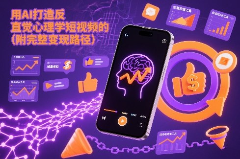 用AI打造“反直觉”心理学短视频的流量密码(附完整变现路径)-送财鼠