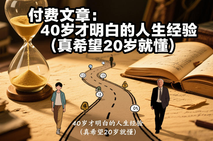 付费文章：40岁才明白的人生经验(真希望20岁就懂)-送财鼠