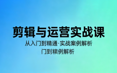 林大·剪辑与运营实战课(更新2026)-送财鼠