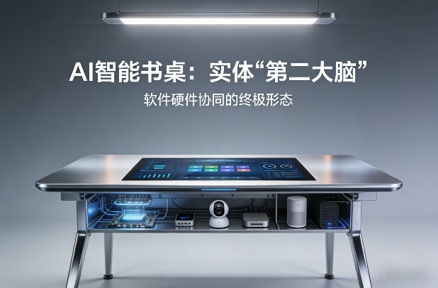 AI智能书桌搭建，构建你的实体“第二大脑”，软件硬件协同的终极形态-送财鼠