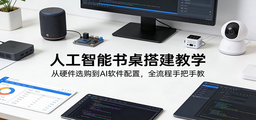 人工智能书桌搭建教学：从硬件选购到AI软件配置，全流程手把手教-送财鼠