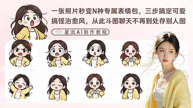 一张照片秒变N种专属表情包，三步搞定可爱搞怪治愈风，从此斗图聊天不再到处存别人图-送财鼠