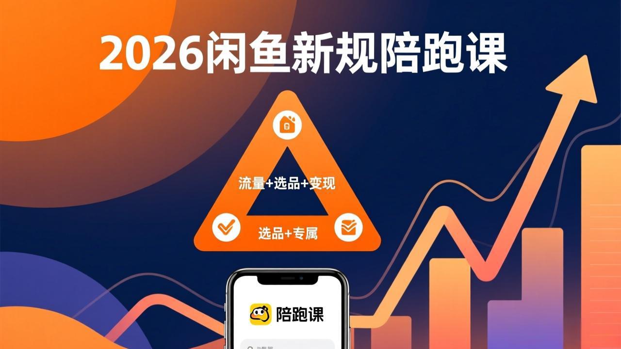 2026闲鱼高阶陪跑课全新上线，带你吃透新规玩转选品流量，从零搭建稳定变现盈利体系-送财鼠