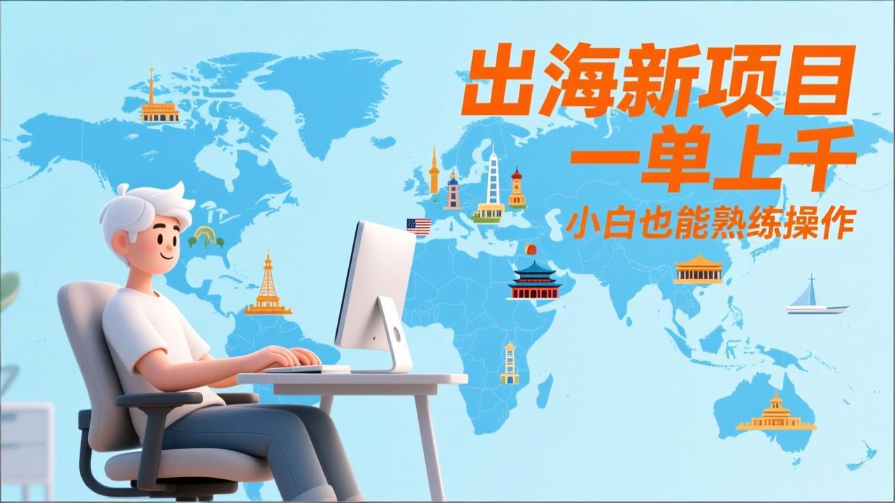 出海新项目，一单上千，小白也能熟练操作-送财鼠