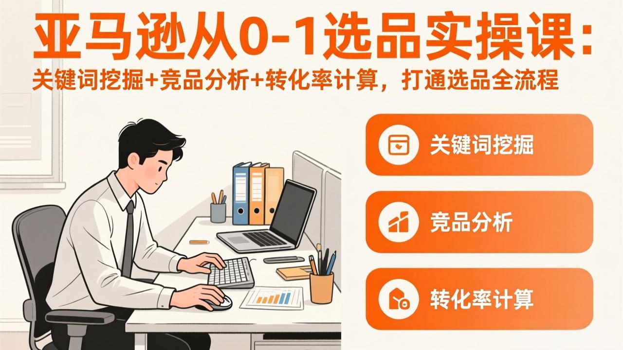 亚马逊从0-1选品实操课(更新3月-送财鼠