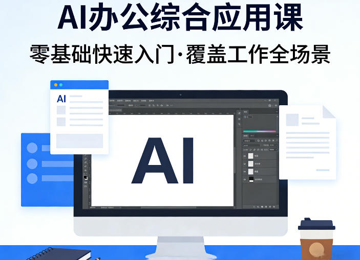 AI办公综合应用课，零基础快速入门，覆盖了工作中各种应用场景-送财鼠