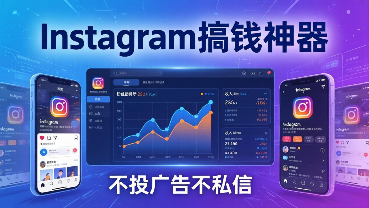 Instagram搞钱神器：月涨6万粉+月入5万刀，不投广告不私信，靠算法+低价产品-送财鼠