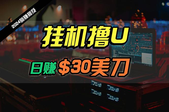 (10013期)日赚30美刀，2024最新海外挂机撸U内部项目，全程无人值守，可批量放大-送财鼠