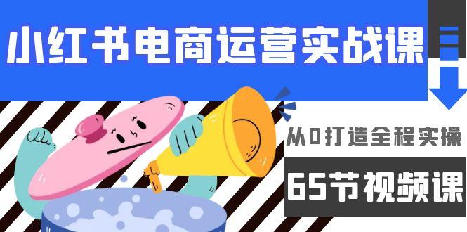 (9724期)小红书电商运营实战课，从0打造全程实操(65节视频课)-送财鼠