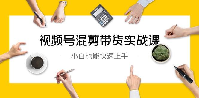 视频号混剪带货实战课，小白也能快速上手（10节课）-送财鼠
