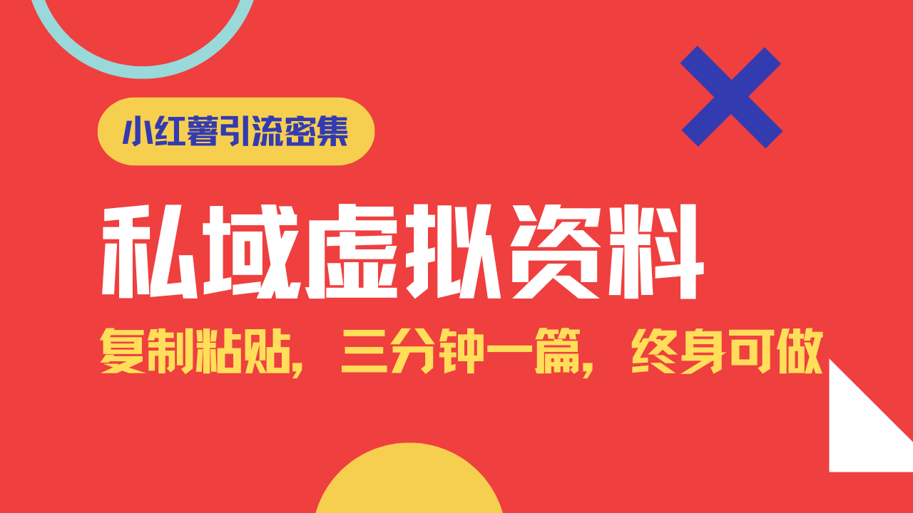 小红书引流私域旅游虚拟资料玩法，复制粘贴，三分钟一篇图文，日入1000…-送财鼠