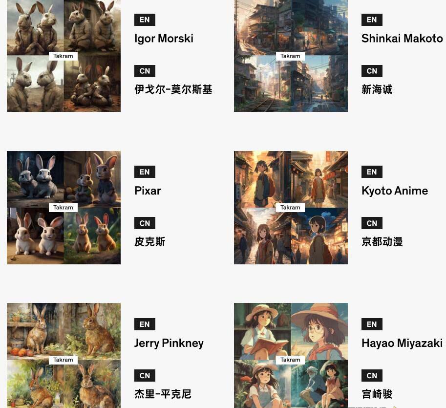 图片[1]-Midjourney辞典AIGC中英双语图文辞典+提示关键词Prompt大全-送财鼠