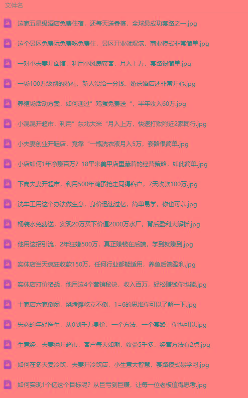 图片[2]-(9607期)真实有效391套商业模式，年入几十到几百万案例解析(电子书+视频+图文)-送财鼠