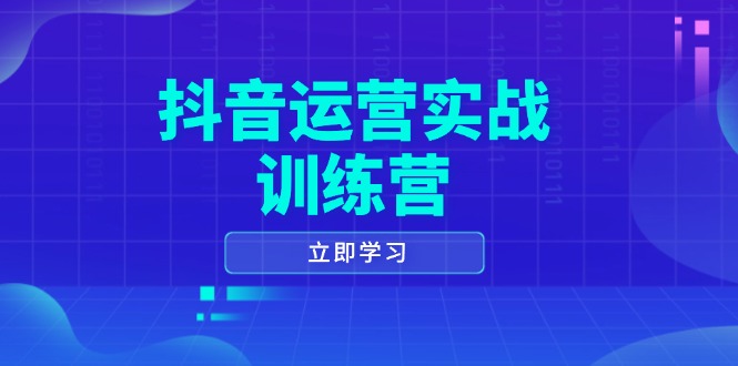 抖音运营实战训练营，0-1打造短视频爆款，涵盖拍摄剪辑、运营推广等全过程-送财鼠