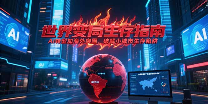 付费文章《世界变局生存指南，AI转型加海外突围，破解小城市生存陷阱》-送财鼠