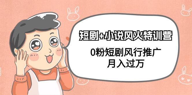 (9374期)短剧+小说风火特训营，0粉短剧风行推广，月入过万(102节课)-送财鼠