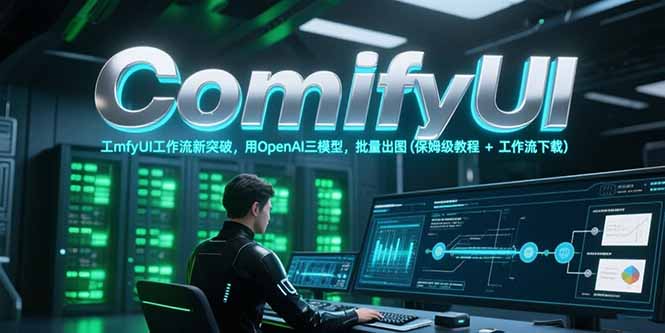 ComfyUI工作流新突破，用OpenAI三模型，批量出图(保姆级教程+工作流下载-送财鼠