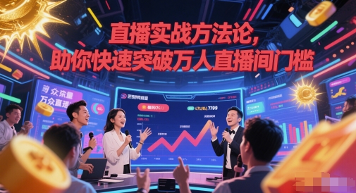 直播实战方法论，助你快速突破万人直播间门槛-送财鼠