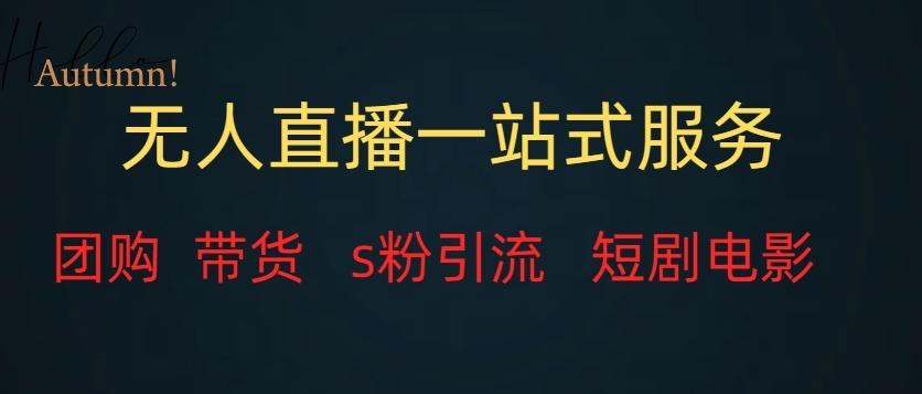 无人直播一站式服务（教程以及变现方式）-送财鼠
