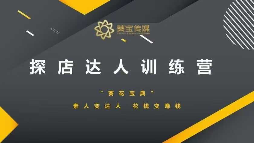 探店达人训练营，素人变达人，花钱变赚钱-送财鼠