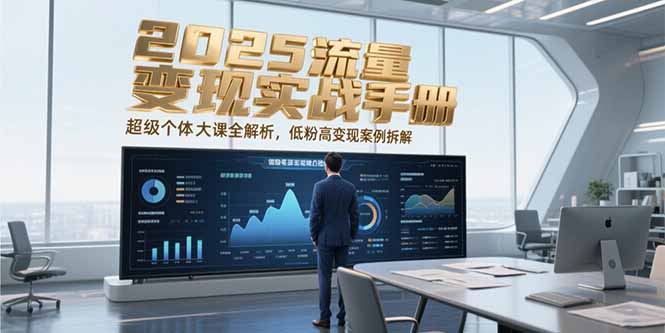 2025流量变现实战手册，超级个体大课全解析，低粉高变现案例拆解-送财鼠