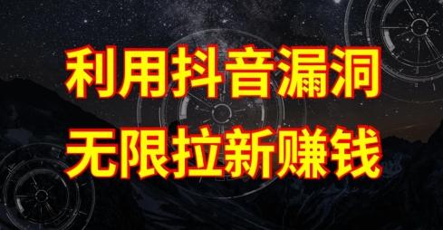 利用抖音链接漏洞，无限拉新赚钱【漏洞原理+操作流程】【揭秘】-送财鼠