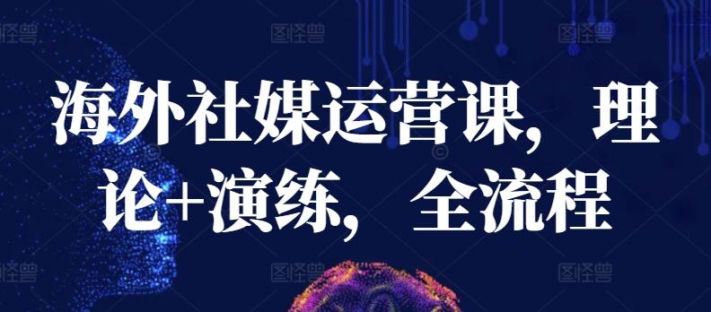 海外社媒运营课，理论+演练，全流程-送财鼠