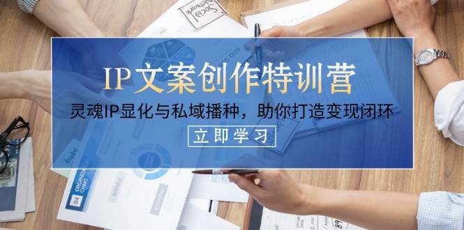 IP文案创作特训营，灵魂IP显化与私域播种，助你打造变现闭环(14节课)-送财鼠