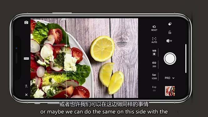 iPhone 美食摄影-掌握美食摄影造型-构图和编辑艺术-21节课-中英字幕-送财鼠
